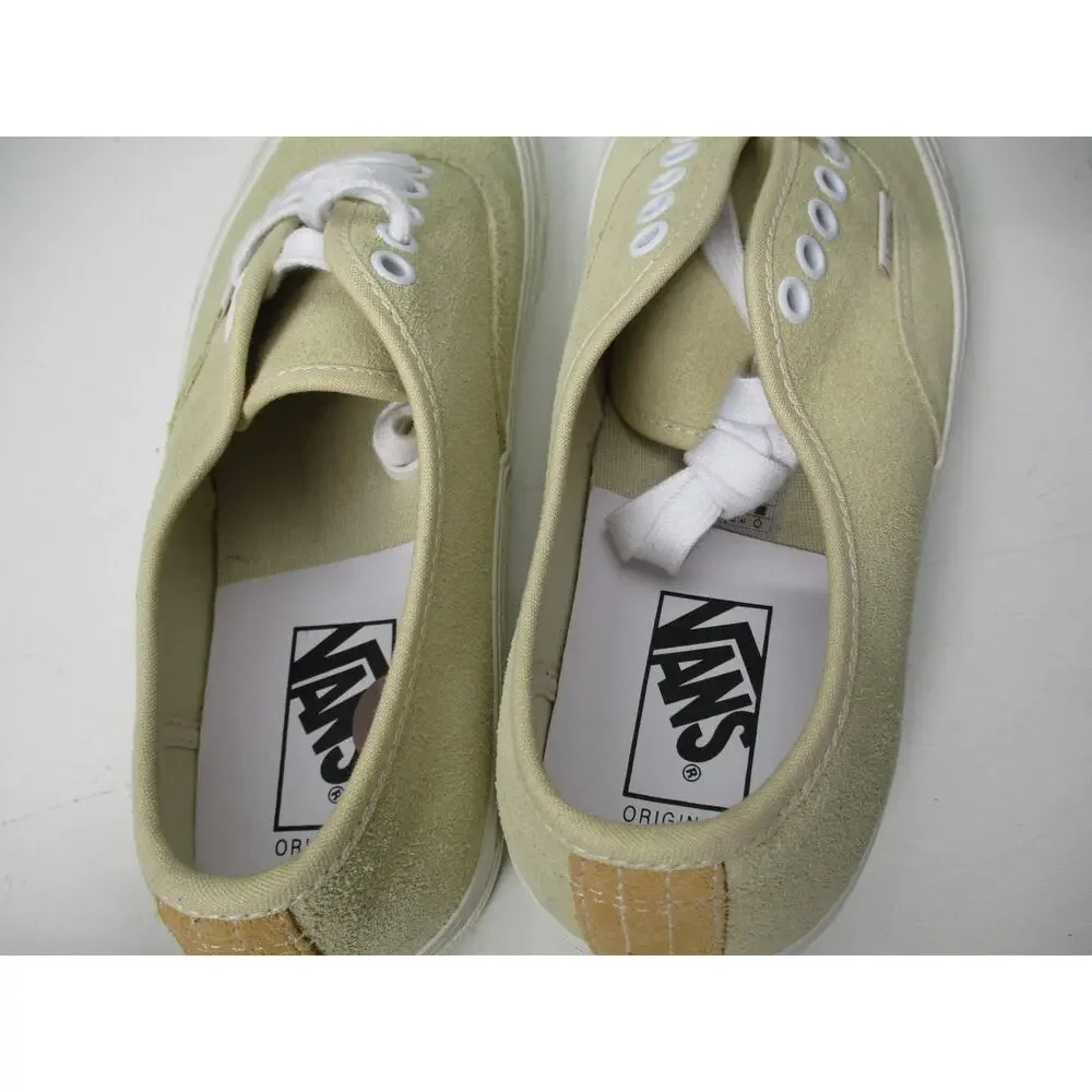 Vans Authentic Shoes Mens Size 8 Womens 9.5 Beige Suede OG LX Beige Cream